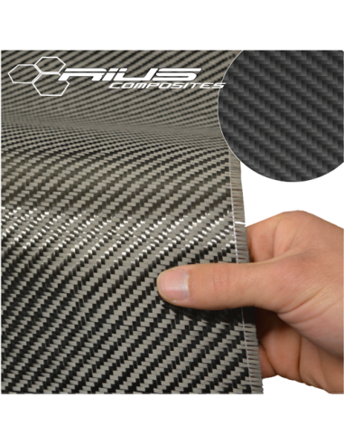 Tessuto fibra di carbonio twill 2/2 200g Toray 1mq Tessuto fibra di carbonio twill 2/2 200g Toray 1mq