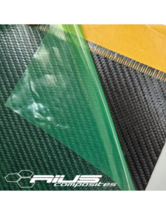 Tessuto pre-preg fibra di carbonio twill 200g Toray 1mq preimpregnato