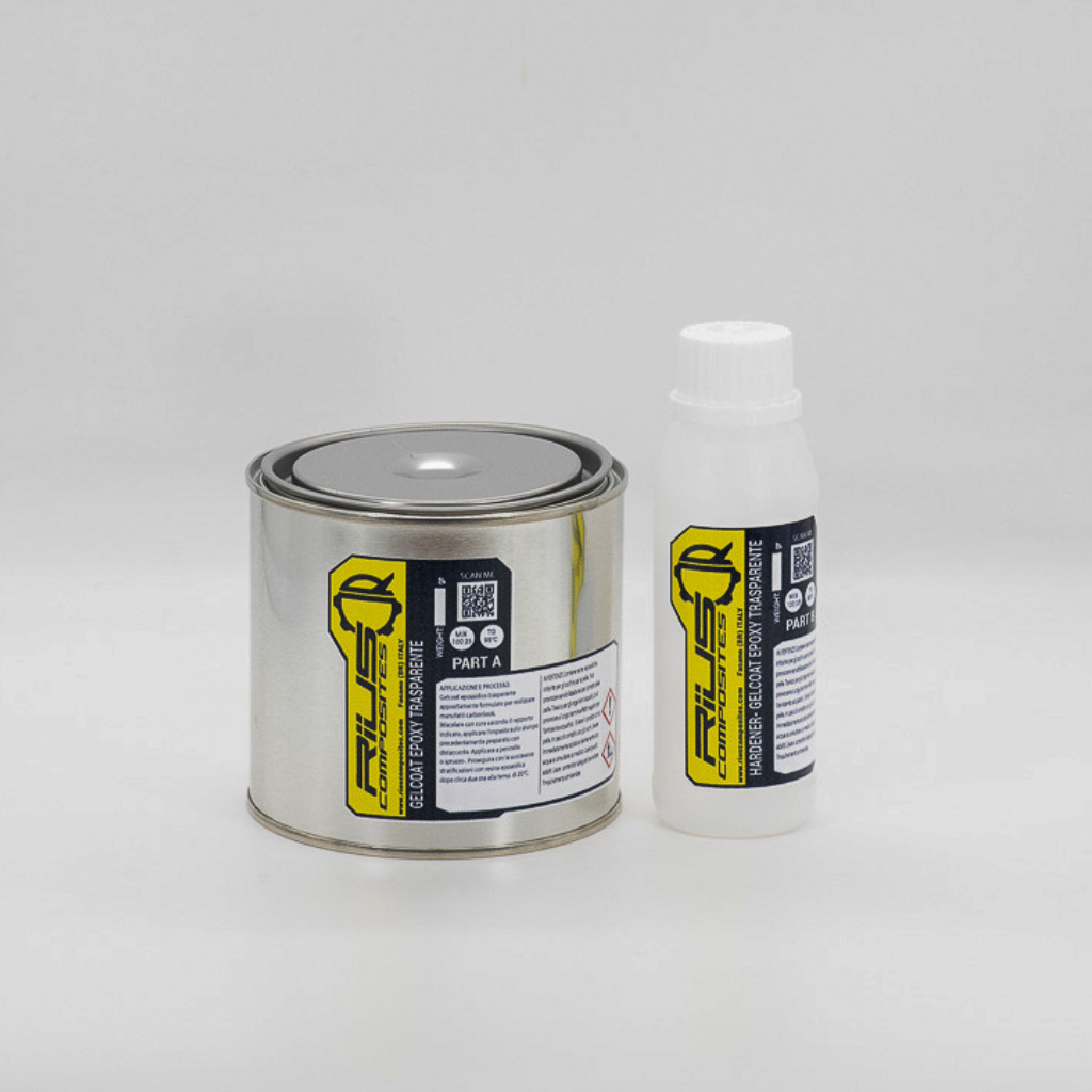 Gelcoat epossidico trasparente 0.650 kg