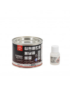 Stucco Carboputty trasparente in pasta per fibra di carbonio