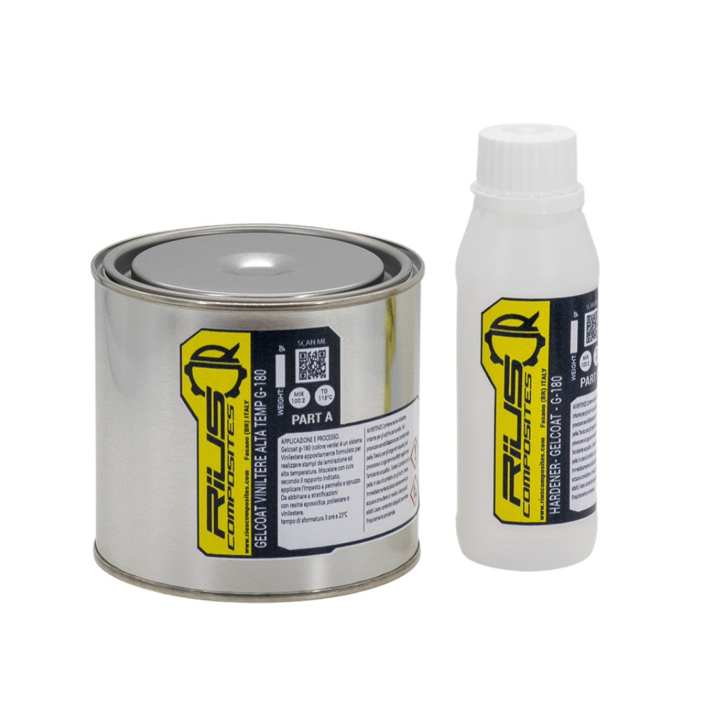 Gelcoat g-180 colore Grigio 0.5kg